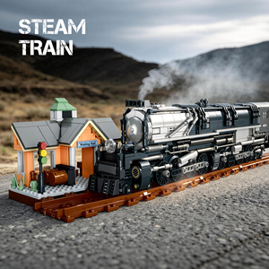 Set de Bloques de Construcción Union Pacific <span class=keywords><strong>BigBoy</strong></span>, 1277 Piezas, Modelo Retro de Tren de Vapor, Ladrillos de Tren para Armar, Juguete Educativo para Niños - Product Image 1
