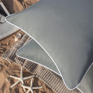 Açık su geçirmez katı atmak dekoratif yastık örtüsü, Piped yastık kılıfı kanepe için veranda yastıklar/ - Product Image 4