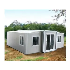 Luxe Kleine Moderne Bungalow Plan Uitbreidbaar Containerhuis Met Plat Dak