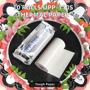 110mmx20m Single Layer UPP-110S Thermal Ultrasound Paper for <b>Printer</b> <b>White</b> Cash Register Paper - Product Image 3