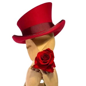 Costume Cap Cashmere Asymmetric Top Wool Hats for Men Fashionable Formal Ribbon Steam Punk Hats Men Lumber Women Men Party Caps - Product Image 4