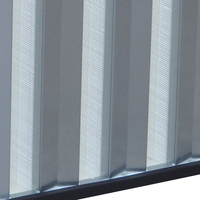 Filter Udara HEPA V Bank Baru dengan Lipatan Dalam, Kapasitas Penahan Debu Tinggi, Volume Udara Besar, Filter Ventilasi Industri
