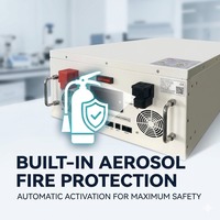  Baterai LiFePO4 51.2V 100Ah 5kWh yang Kompatibel untuk Rak Server