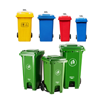 Poubelle de recyclage et de déchets médicaux extérieure personnalisable avec logo, grande capacité, pour hôpitaux