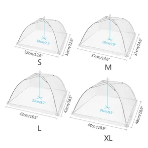 Cubierta de malla plegable para alimentos de cocina, tipo paraguas, antimosquitos, transpirable, a prueba de insectos, para proteger verduras y frutas, utensilio de protección alimentaria - Product Image 2