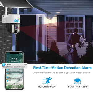 V380 3MP ngoài trời không thấm nước không dây CCTV Camera An Ninh 4 gam năng lượng mặt trời mạng với hai chiều âm thanh và tầm nhìn ban đêm chức năng - Product Image 6