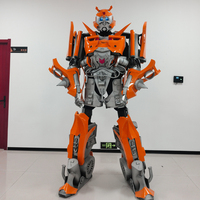 Costume de mascotte de robot ambulant réaliste pour adultes, nouveau modèle de Guangzhou Namchi, avec haut-parleur pour les spectacles sur scène et les fêtes