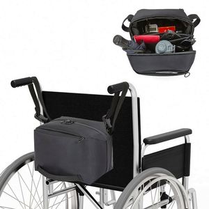 Bolsa de Almacenamiento Trasera para Silla de Ruedas, Impermeable, de Poliéster, con Organizador de Accesorios Colgante, Muestra Gratis - Product Image 3