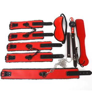 ชุดของเล่นผู้ใหญ่ชุดของเล่นทางเพศสำหรับคู่รักชุดกุญแจมือพันคอสเพลย์ - Product Image 1