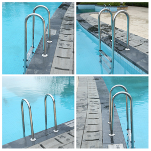 <span class=keywords><strong>Échelle</strong></span> de <span class=keywords><strong>piscine</strong></span> en acier inoxydable 304 série SF/SL/MU, résistante à la corrosion, antidérapante, facile à installer, pour piscines hors sol - Product Image 5