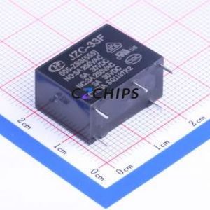 JZC-33F/05-ZS3(555) Power Relay Through hole,10.6x20.5mm Relay 5V 1 Changeover: 1C (SPDT-Changeover)::: 5 277V-AC/30V-DC - Product Image 1