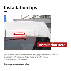 Luz de Freno LED Modificada de Tercera Luz de Freno para Toyota Hiace 2005-2013 2014-2018, Repuestos de Automóviles Raymond - Product Image 6