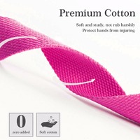 Sangle de yoga personnalisée de haute qualité avec anneau en D, en coton biologique, durable pour la gym et le fitness, idéale pour l'exercice et le yoga.
