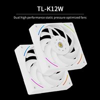 Thermalright Phantom Spirit 120 Digital EVO Snow CPU Cooler Display de temperatura del radiador de refrigeración de aluminio