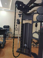 Appareil d'entraînement à corde suspendue sans fin, résistance magnétique réglable sur 8 niveaux, machine à tirer à la corde pour la gym et la maison, entraînement de grimpeur sur corde