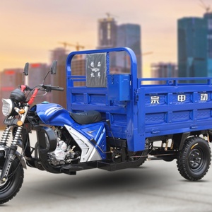 Nouveau modèle de tricycle motorisé à essence populaire pour adultes, moto 200-250 CC, tricycle cargo à carrosserie ouverte, capacité de charge de 650 kg, à vendre - Product Image 5