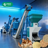 Ligne de production d'aliments pour volailles GEMCO Haute efficacité Garantie commerciale Assistance technique sur site
