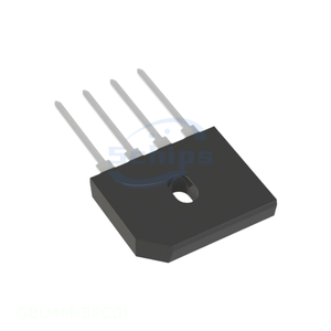 Diodes GBU4M-BPC01 4-SIP, GBU Electronic Chips Component Manufacturer Channel - Product Image 1