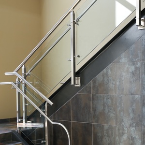 Lan Can Cầu Thang Bằng Thép Không Gỉ Lan Can Ban Công Bằng Kính Hiện Đại Lan Can Ban Công Lan Can Tay Vịn Thiết Kế - Product Image 4