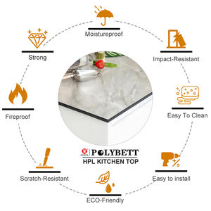 Encimera laminada compacta Hpl Encimera de cocina Plan De Travail - Product Image 2