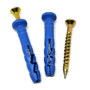 พุกพลาสติกแบบต่างๆ พร้อมสกรูสำหรับยึดผนังยิปซัม - Product Image 1