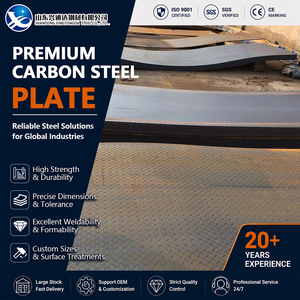 Q345 Shot Blasted Cold Rolled 20mm 1000mm Plasma Cutting ASTM A572 Carbon Steel Sheet of Engineering - Product Image 1