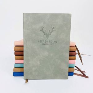 Custom Hardcover Leather A5 Lined <b>Journal</b> Notebook with 100-Sheet Capacity - Product Image 1