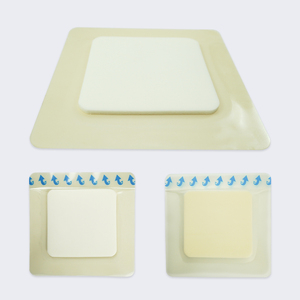 Cerotto Idrocolloidale Avanzato con Bordo - Copertura Extra Assorbente <span class=keywords><strong>per</strong></span> Ulcere da <span class=keywords><strong>Decubito</strong></span>, Ulcere di Fase 1-2 e Siti Chirurgici - Product Image 2