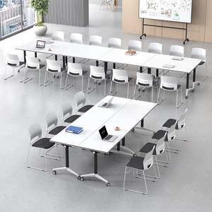Tổ chức kết hợp bàn văn phòng nối Bàn hội nghị Bàn Đào tạo bàn di chuyển bàn văn phòng bàn gấp - Product Image 3