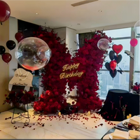 Décoration de mariage, fleurs artificielles géantes personnalisées, papillons, aménagement paysager, solution complète de conception