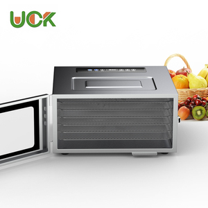 Déshydrateur alimentaire électrique professionnel en acier inoxydable à 6 plateaux pour fruits, légumes, herbes, fraises, oranges, noix de coco, viande séchée - Product Image 1