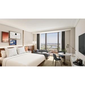 Camas Modernas de Madera de Lujo de 5 Estrellas, Juegos de Dormitorio Personalizados para Apartamentos Marriott, Muebles de Hotel Travelodge, Materiales de Grado E1 - Product Image 3