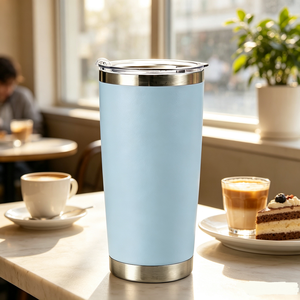 Botol Air Stainless Steel Dinding Ganda Vakum Terisolasi, Tumbler Portabel Bergaya Lucu untuk Perjalanan, Luar Ruangan, dan di Mobil - Product Image 3