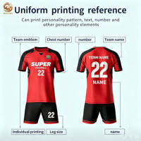 Nueva Camiseta de Fútbol Personalizada para Hombre, con Nombre y Número Personalizados en la Camiseta, Hecha con Transferencia Térmica y Características de Secado Rápido