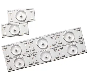 3V 2 wát LED bóng đèn 3030 đơn LED nhôm tấm TV ống kính quang học Lọc LED Strips đèn nền 40x20 mét