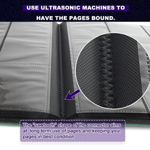 360 Trang Tùy Chỉnh Chất Kết Dính Yugioh Carpeta Pokémon Dây Kéo Túi Kinh Doanh Thẻ Chất Kết Dính Với 9 Album Cartas Kinh Doanh Thẻ Chất Kết Dính - Product Image 2