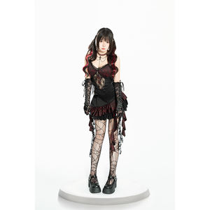 Duquesa sin tirantes Top mujer Halloween falda Irregular bruja Cosplay moda chica caliente Sexy diablo disfraz - Product Image 1