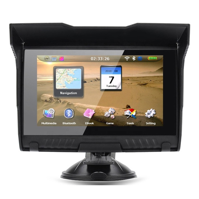 Phaeton Portable 5 Inch GPS Navigator WinCE6.0 IP56 Waterproof 800x480 Display 256MB RAM +8GB Flash Photo Viewer MP3/MP4 Player