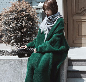 Caldo inverno da <span class=keywords><strong>donna</strong></span> corea lungo e morbido <span class=keywords><strong>Cardigan</strong></span> <span class=keywords><strong>oversize</strong></span> accogliente cappotto Midi con maglioni lunghi e aperti in maglia anteriore <span class=keywords><strong>Cardigan</strong></span> da <span class=keywords><strong>donna</strong></span> - Product Image 4