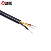 Matériau D'isolation EN PVC Basse Tension 3 core Câble PVC 24AWG Multicœur Flexibles de Câble