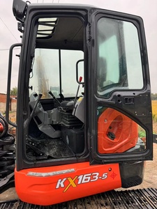 Japón utilizó Kubota KX163 excavadora sobre orugas maquinaria de construcción Mini máquina usada Kubota KX163 excavadora pequeña excavadora - Product Image 3
