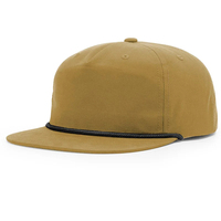 Gorras de malla de 5 paneles personalizables para hombre, gorra de caza deportiva con logotipo con cuerda, SnapBack, gorra de camionero en blanco liso 256 para verano