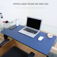 Grand tapis de bureau en cuir surdimensionné pour ordinateur portable, antidérapant, avec logo personnalisé, publicitaire, certifié CE, épaisseur 2 mm, pour la maison, l'hôtel