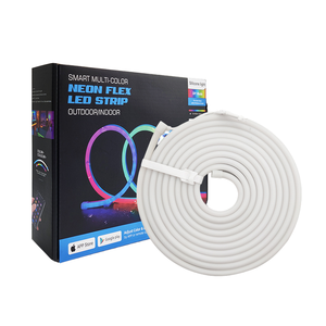 Ứng dụng điều khiển rgbic <span class=keywords><strong>Led</strong></span> Neon dải ánh sáng Kit 5V 5M <span class=keywords><strong>USB</strong></span> IP65 không thấm nước Silicone đèn cho phòng chơi game Flex Neon dấu hiệu - Product Image 1