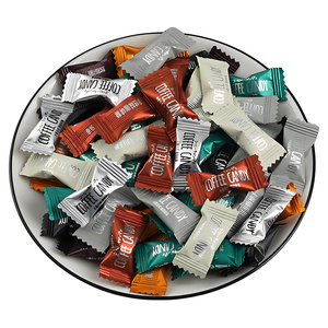 Oito Flavored Low Sugar Feijão De Café Comprimido Goma De Mastigação Petiscos De Doces Mastigáveis Independentemente Embalado Opção A Granel Disponível - Product Image 1