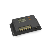 Controlador de Carga Solar USB PWM Lumiax 12V 24V con Pantalla LCD, 10A 20A Máx. Potencia PV, Protección IP32