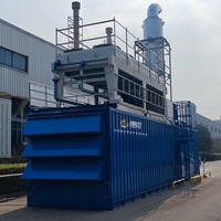 Grupo Electrógeno de Biogás de 1500kW 1.5MW, Trifásico CA, Alternador sin Escobillas de 1875kVA, Yuchai YC16VCN para Estación Generadora de Energía