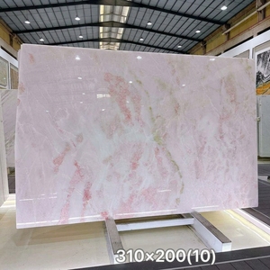 Dalle de marbre rose romantique polie, veinure rose douce, pierre naturelle de luxe pour mur de villa, revêtement de sol, comptoir, décoration intérieure - Product Image 3