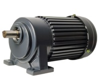 Moteur à engrenages à induction triphasé CA CH-18-100 avec frein, 100W, 220/380/415V, 50/60Hz, 600 tr/min, montage sur panneau, alliage spécial pour machine d'emballage