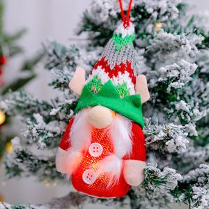 Christmas <b>Light</b> Up Gnome Ornament Plush Faceless Doll Hanging Pendant For <b>Xmas</b> <b>Tree</b> Decor - Product Image 3